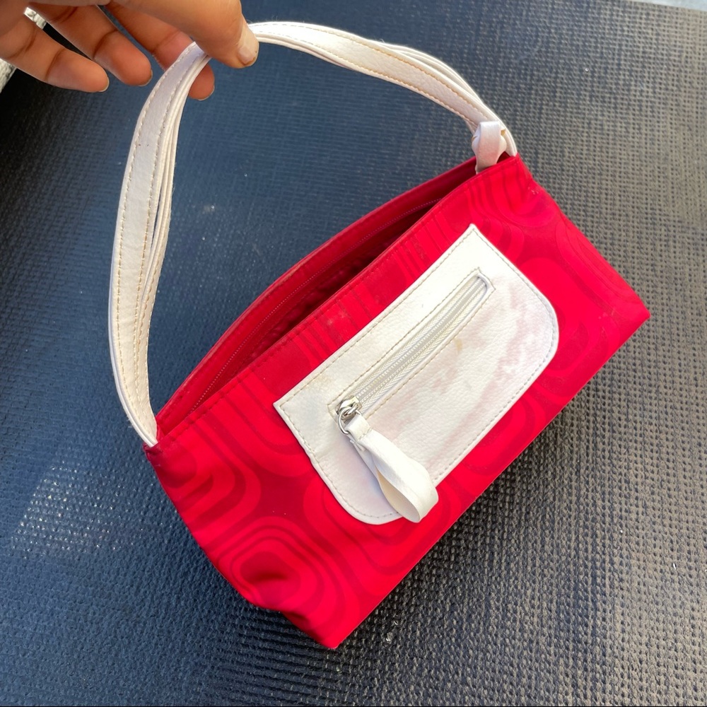 Vintage Estée Lauder Red Shoulder Bag 👛